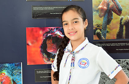 El INVEMAR es muy divertido: Camila Mulford