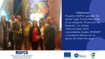 Reconocimiento BIBO de Honor 2019 al proyecto MAPCO