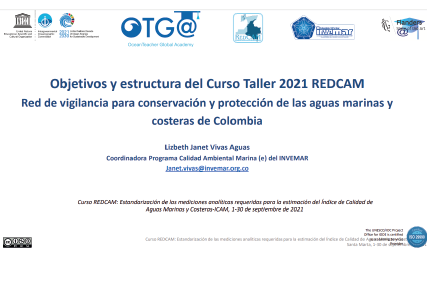 INVEMAR realizó Curso OTGA REDCAM 2021